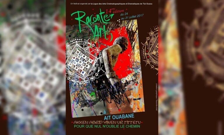 Affiche de l'édition 2017 du Festival Raconte-Arts
