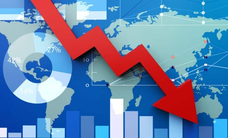 Chute de l'économie mondiale