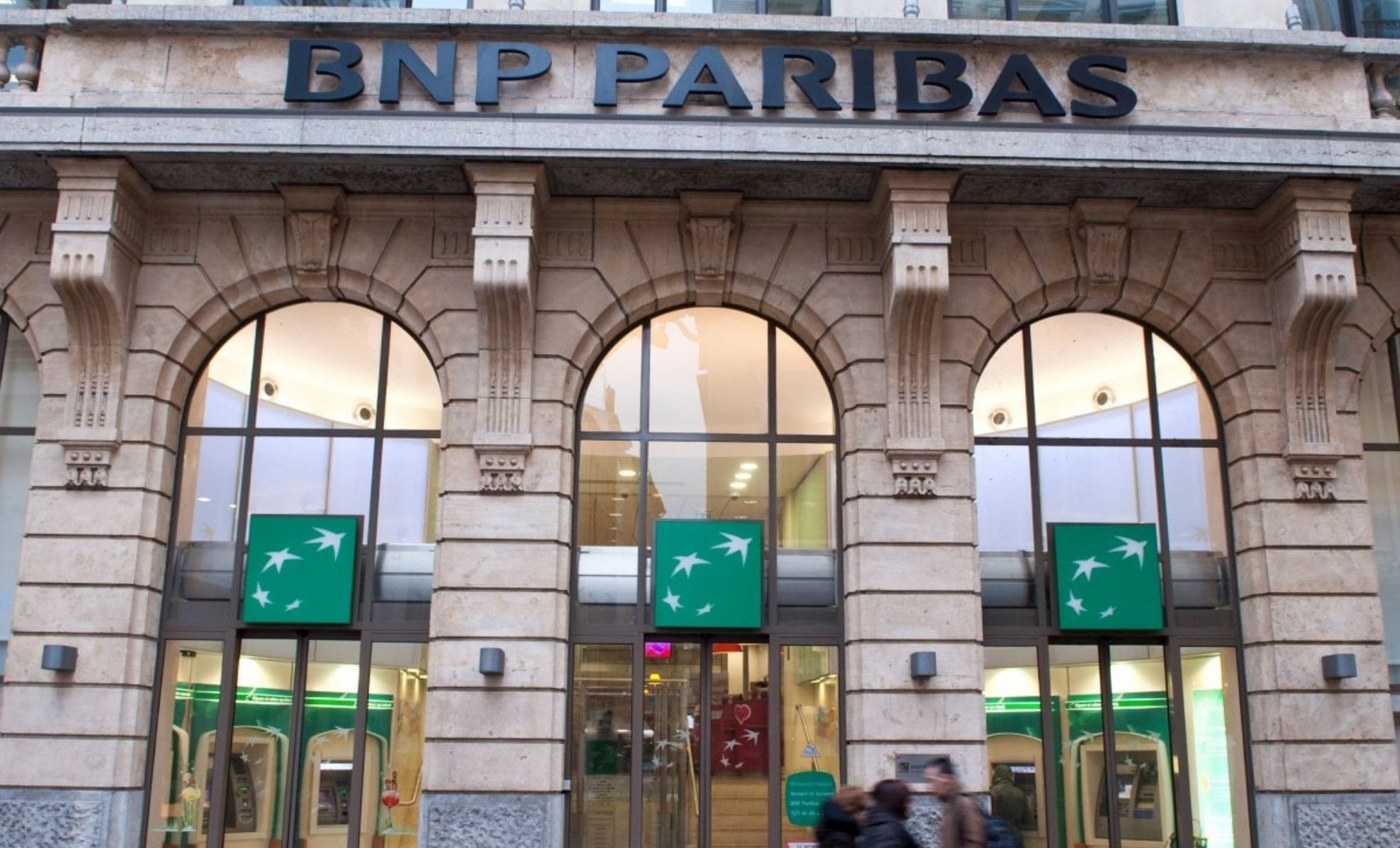 Façade BNP Paribas, Lyon