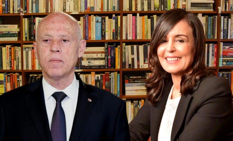 Kais Saied et Razika Adnani