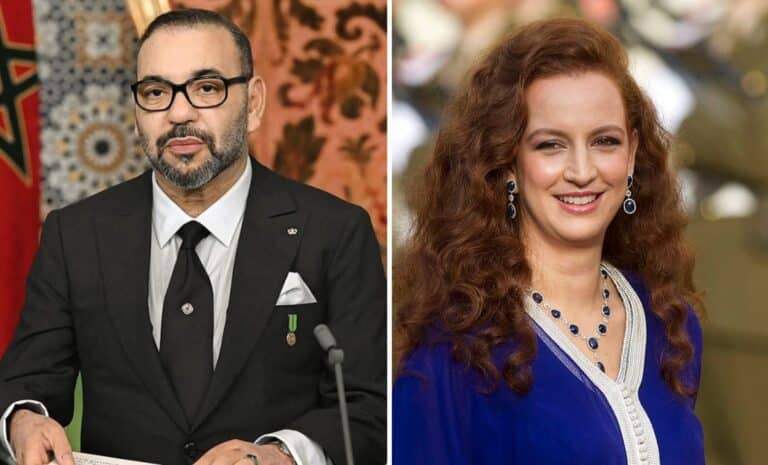Montage photo Lalla Selma et Mohammed VI
