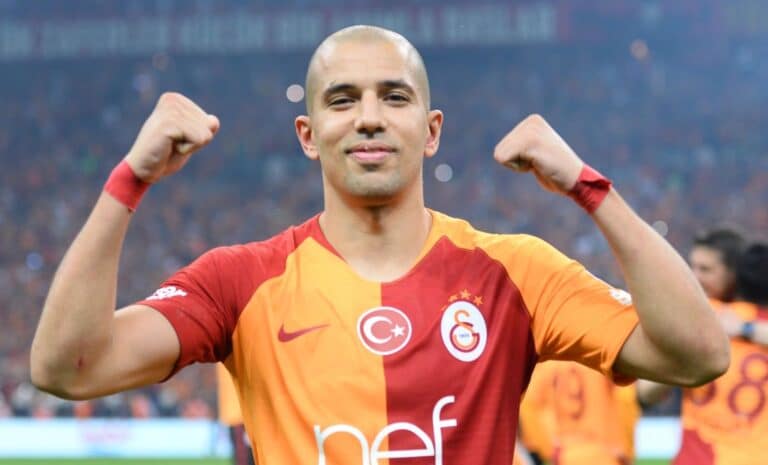Sofiane Feghouli, avec le maillot de Galatasaray