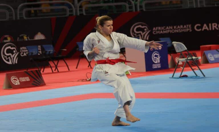 L'Algérienne Kamilia Hadj Saïd, championne du monde de karaté