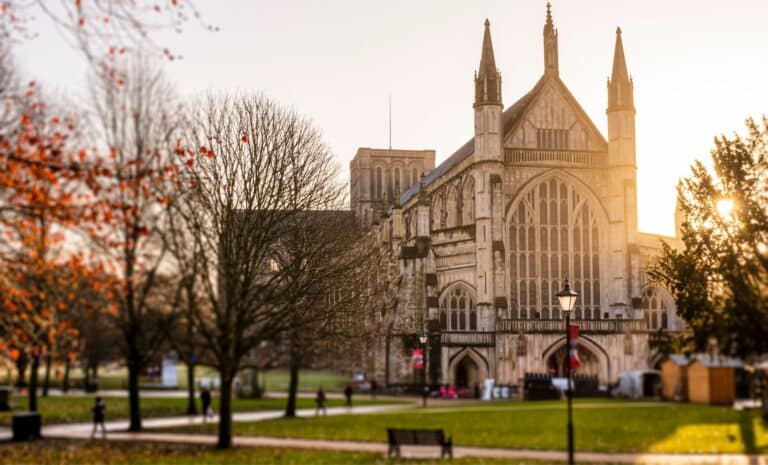 Cathédrale de Winchester, en Angleterre