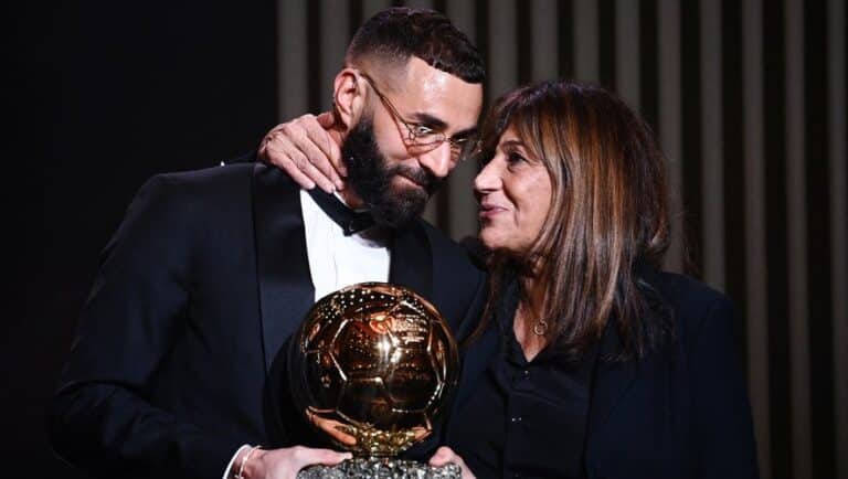Malika Benzema et son fils