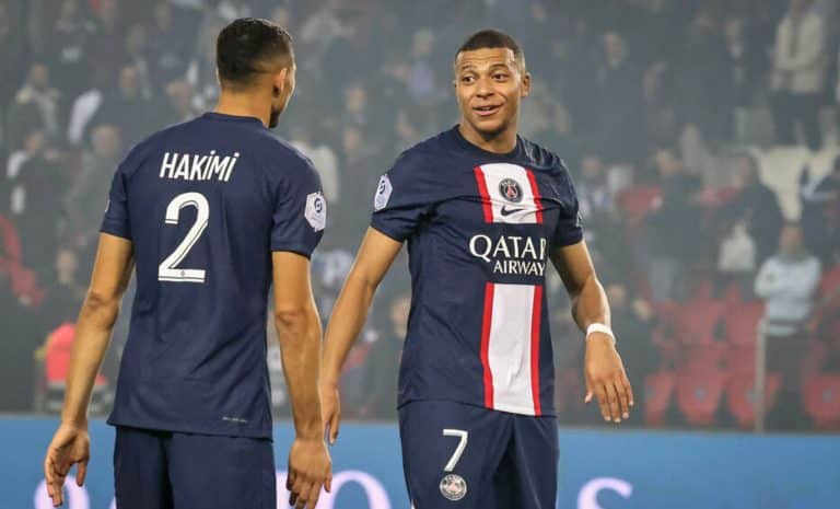 Hakimi et Mbappé