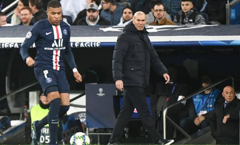Zidane et Mbappé