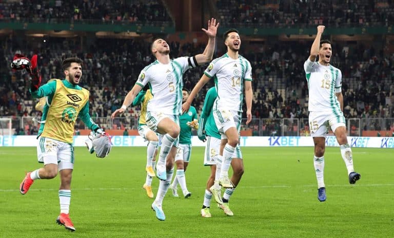 équipe d'Algérie lors du CHAN 2023