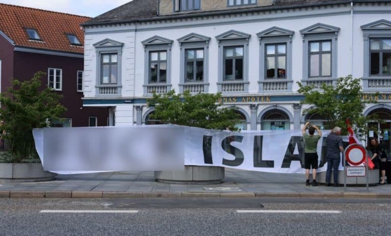 action anti-islam du groupe Patrioterne Går Live
