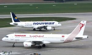 Avion de Nouvelair et de Tunisair