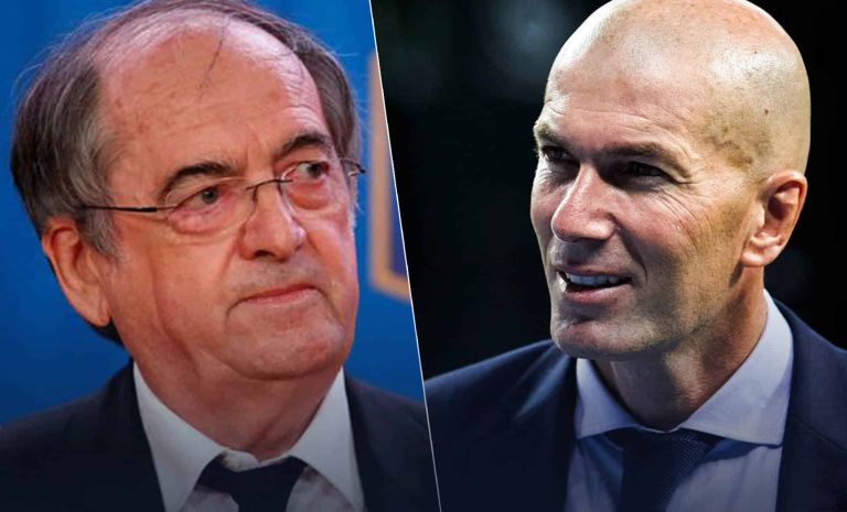 Noël Le Graët et Zinedine Zidane