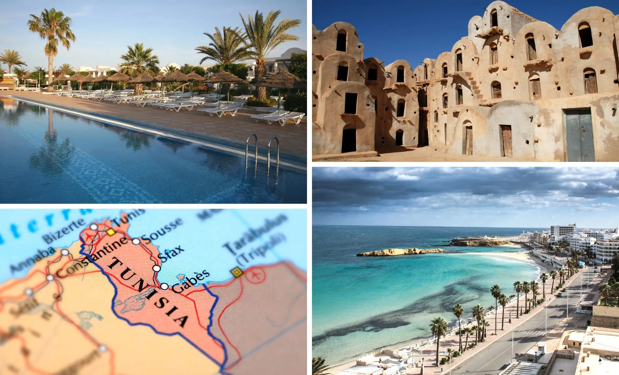 Collage : Tourisme en Tunisie
