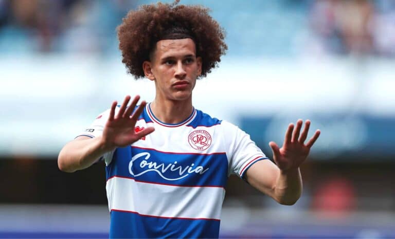 Rayan Kolli, jeune attaquant au Queens Park Rangers (Angleterre)