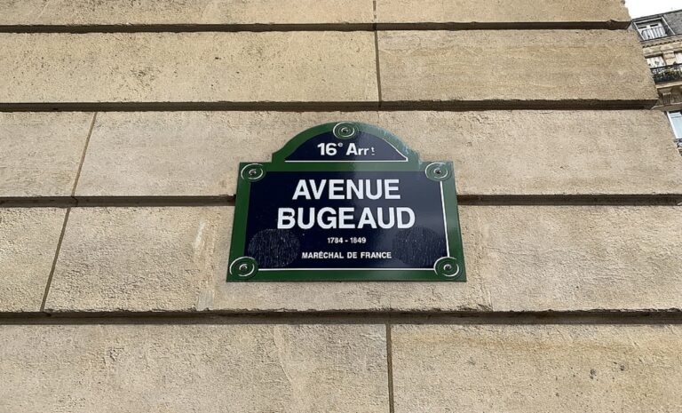 Avenue Bugeaud - Paris - France - Colonisation de l'Algérie