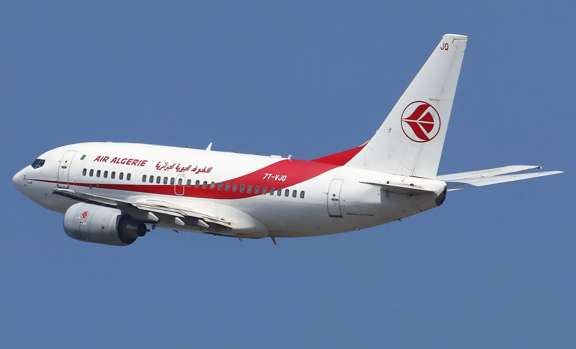 Boeing 737-NG d'Air Algérie : 7T-VJQ
