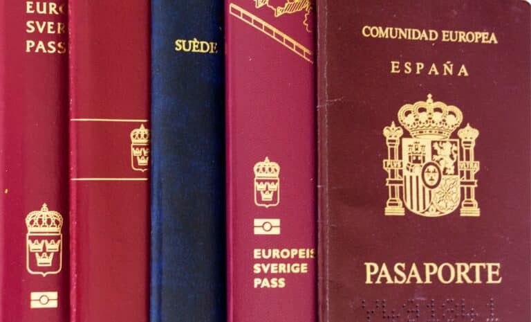 Passeports européens, - Passeport espagnol - Nationalité - Europe