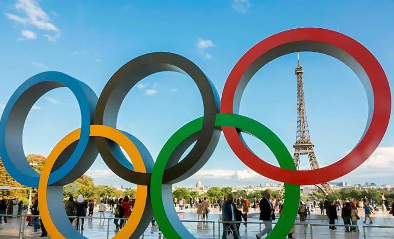 Logo des Jeux Olympiques à Paris
