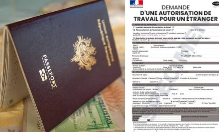 Demande d'autorisation de travail en France