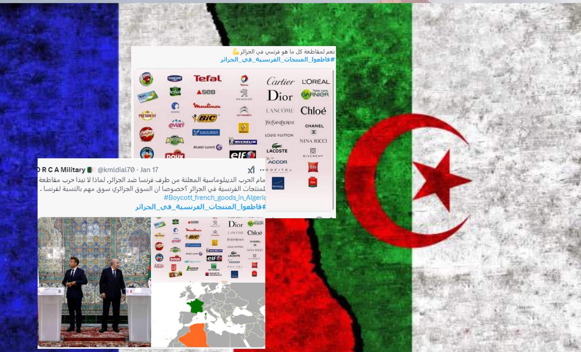 Compagne sur la toile pour le boycott des produits français en Algérie