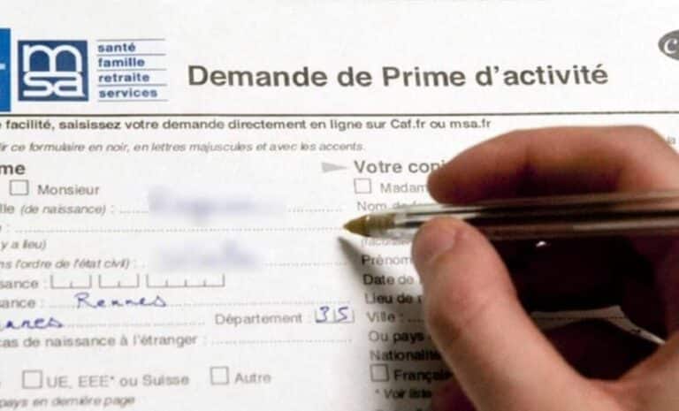 Demande de prime d'activité - France - Caisse d'allocations familiales (CAF)