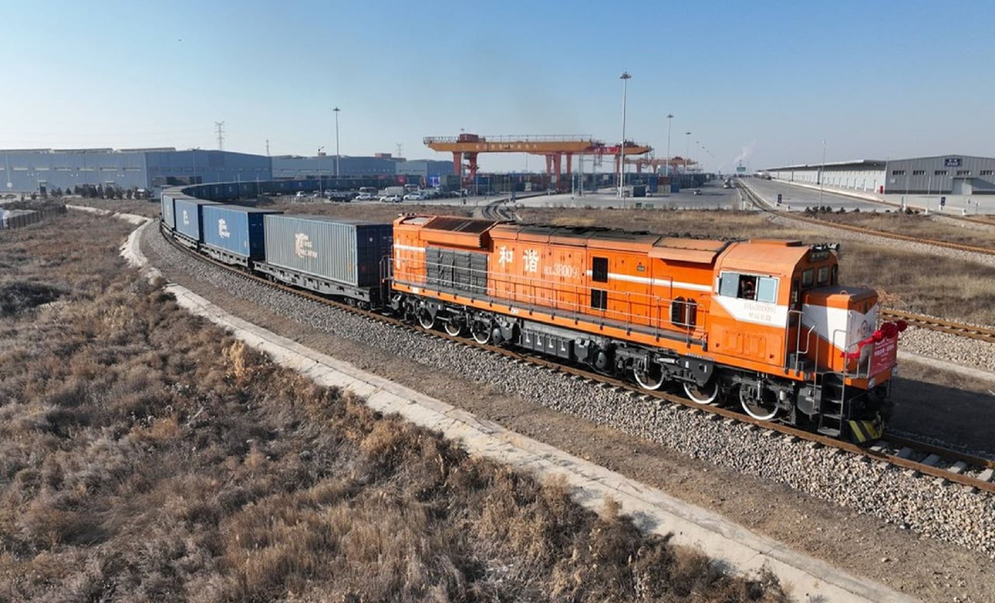 Train à conteneurs - Algérie