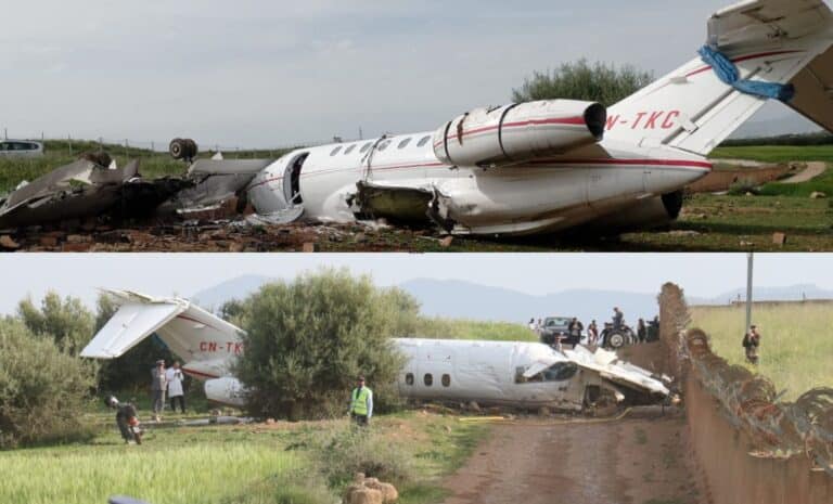 Crash d'un avion privé au Maroc