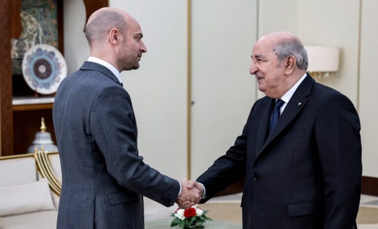 Abdelmadjid Tebboune - Jean-Noël Barrot - Algérie - France