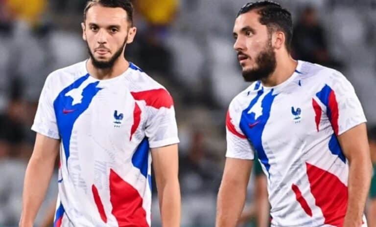 Amine Gouiri - Rayan Cherki - Equipe d'Algérie - Equipe de France
