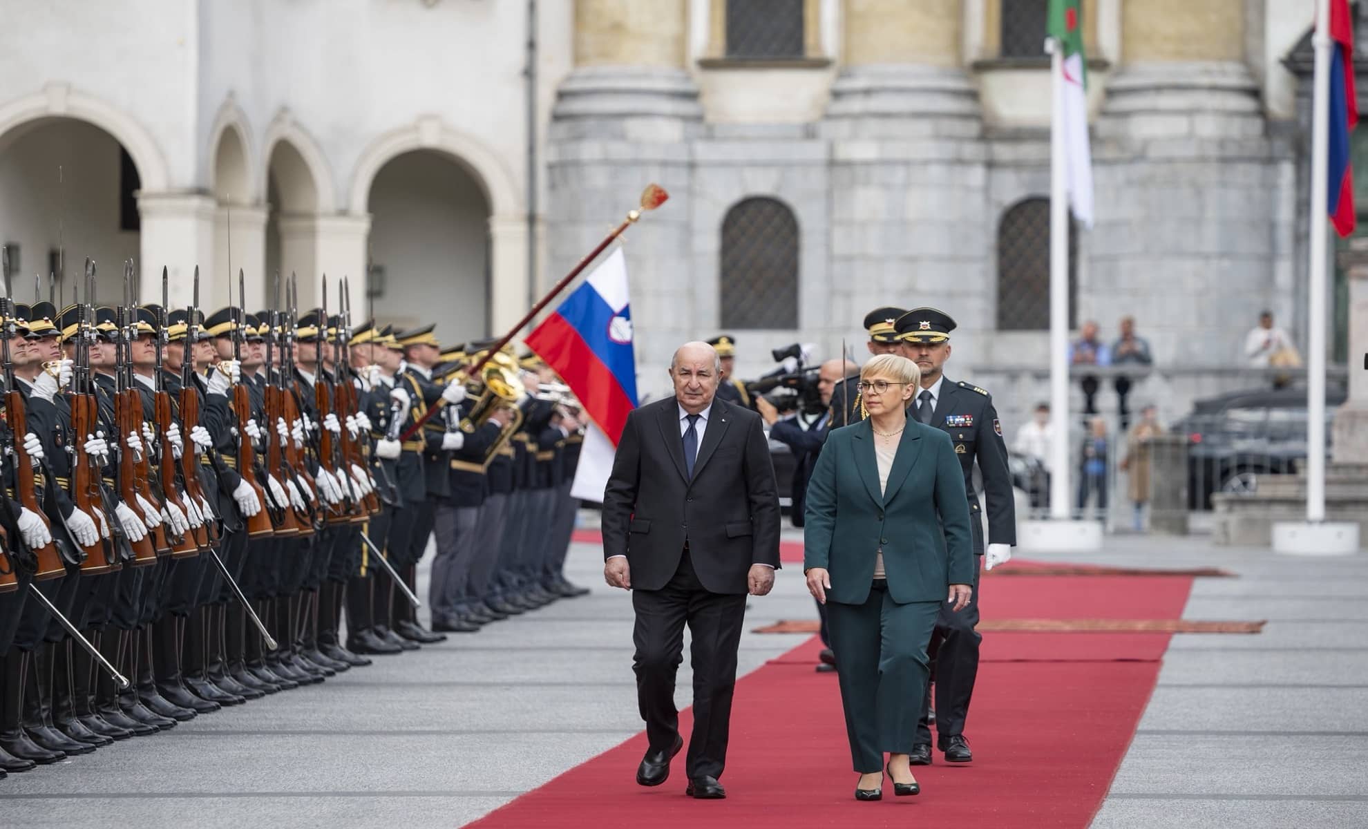 Abdelmadjid Tebboune - Nataša Pirc Musar - Algérie - Slovénie - Gaz Abdelmadjid Tebboune - Nataša Pirc Musar - Algérie - Slovénie - Gaz