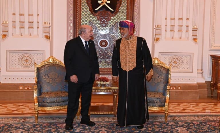 Algérie - Tebboune - Sultan d'Oman