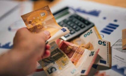 Billets en euro - Allocation touristique 750 euros