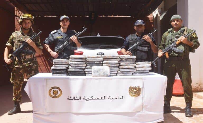 Algérie - Cocaïne saisie - Trafic de drogue - Adrar