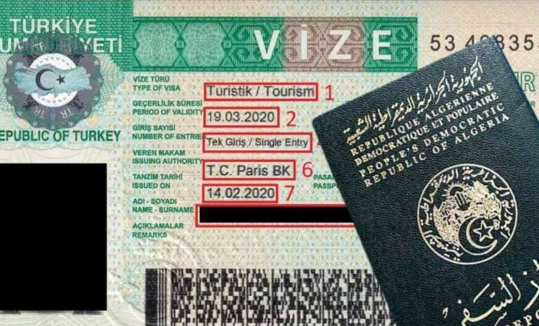 Visa Turquie - Algérie