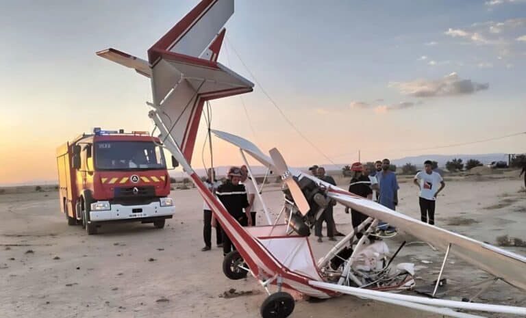 Mort tragique d’un ingénieur algérien dans le crash de son avion artisanal