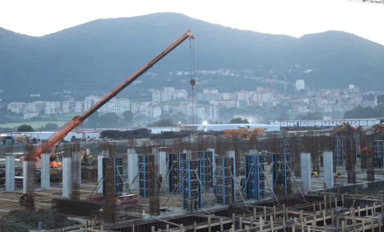 Algérie - Chantier nouveau CHU de Tizi Ouzou - Kabylie