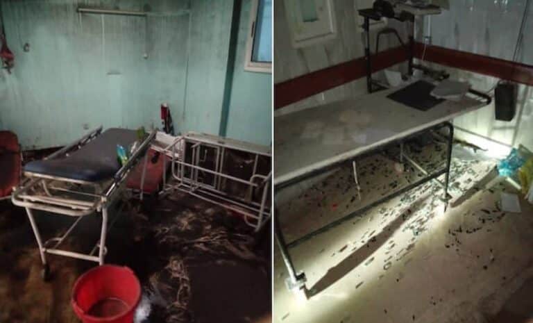 Incendie - Hôpital Tamanrasset - Algérie