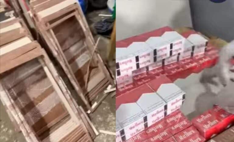 Saisie de 55 000 paquets de Marlboro cachés dans du céramique au port d'Alger