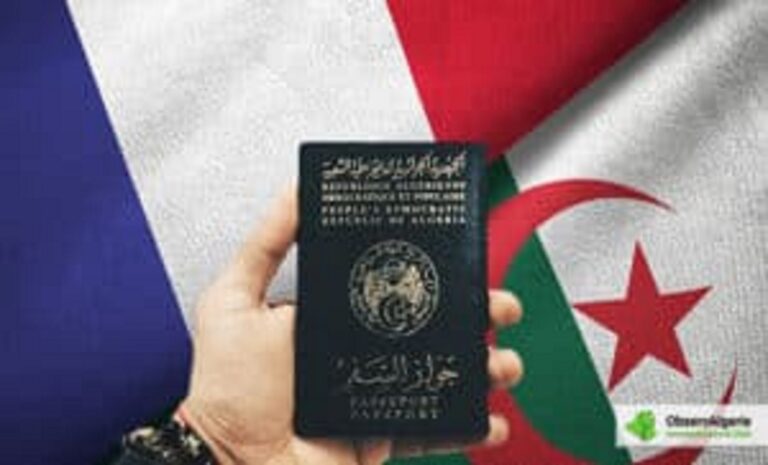 Passeports algériens délivrés en France