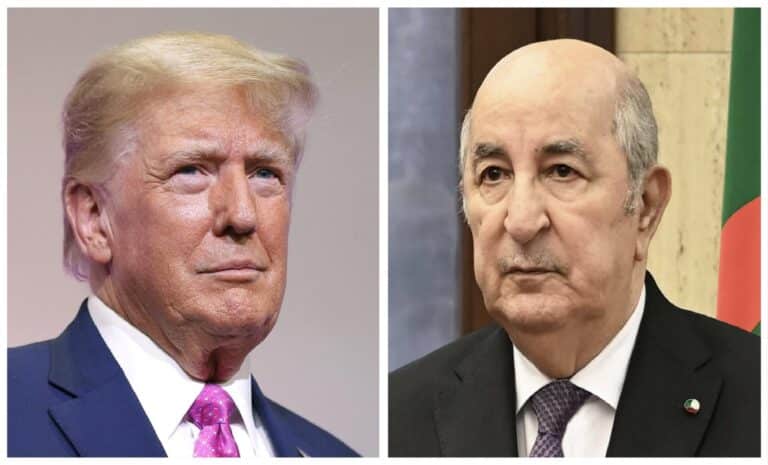Abdelmadjid Tebboune - Algérie - Donald Trump - Etats-Unis d'Amérique