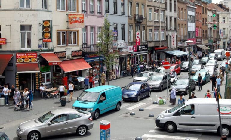 Quartier de Schaerbeek, à Bruxelles