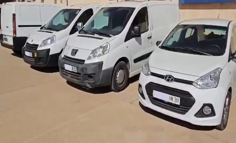 Algérie : démantèlement de deux réseaux de trafic international de véhicules
