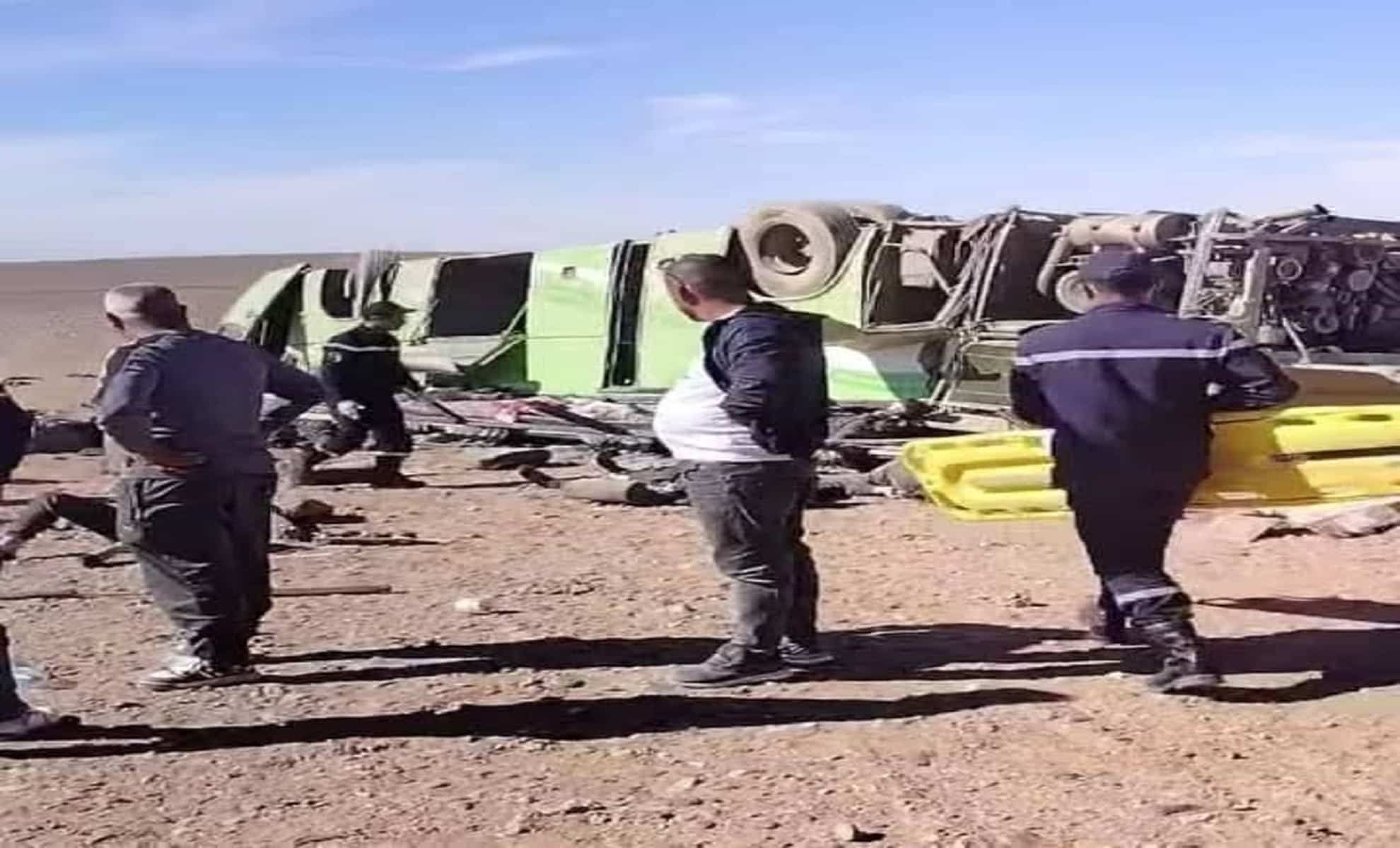 Algérie - Accident bus -