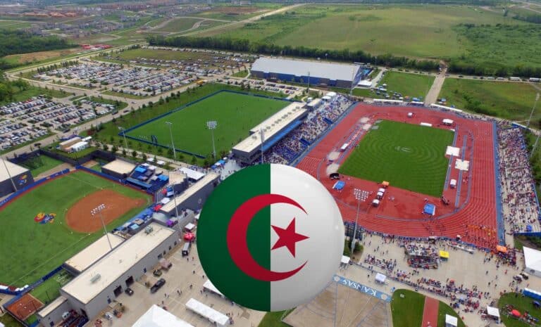 Coupe du monde 2026 : Equipe d'Algérie - Rock Chalk Park - Kansas City - Jumelage