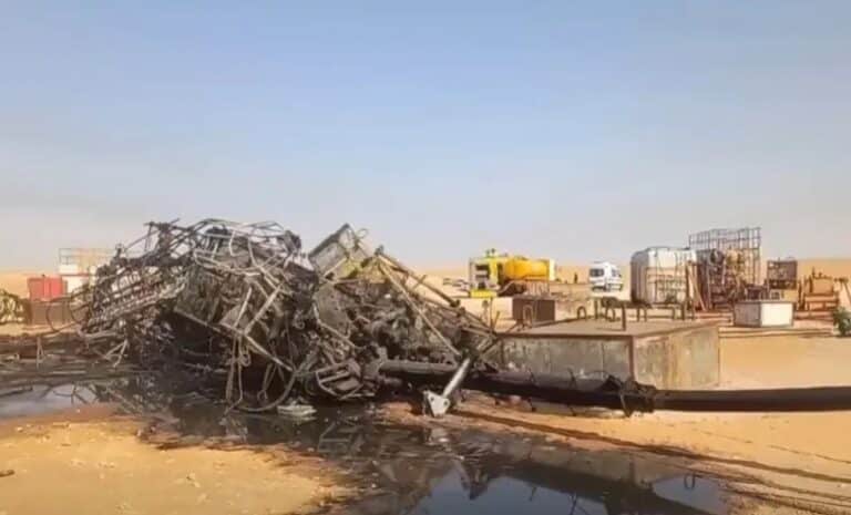 Incident champ pétrolier - Sonatrach - Hassi Messaoud - Algérie
