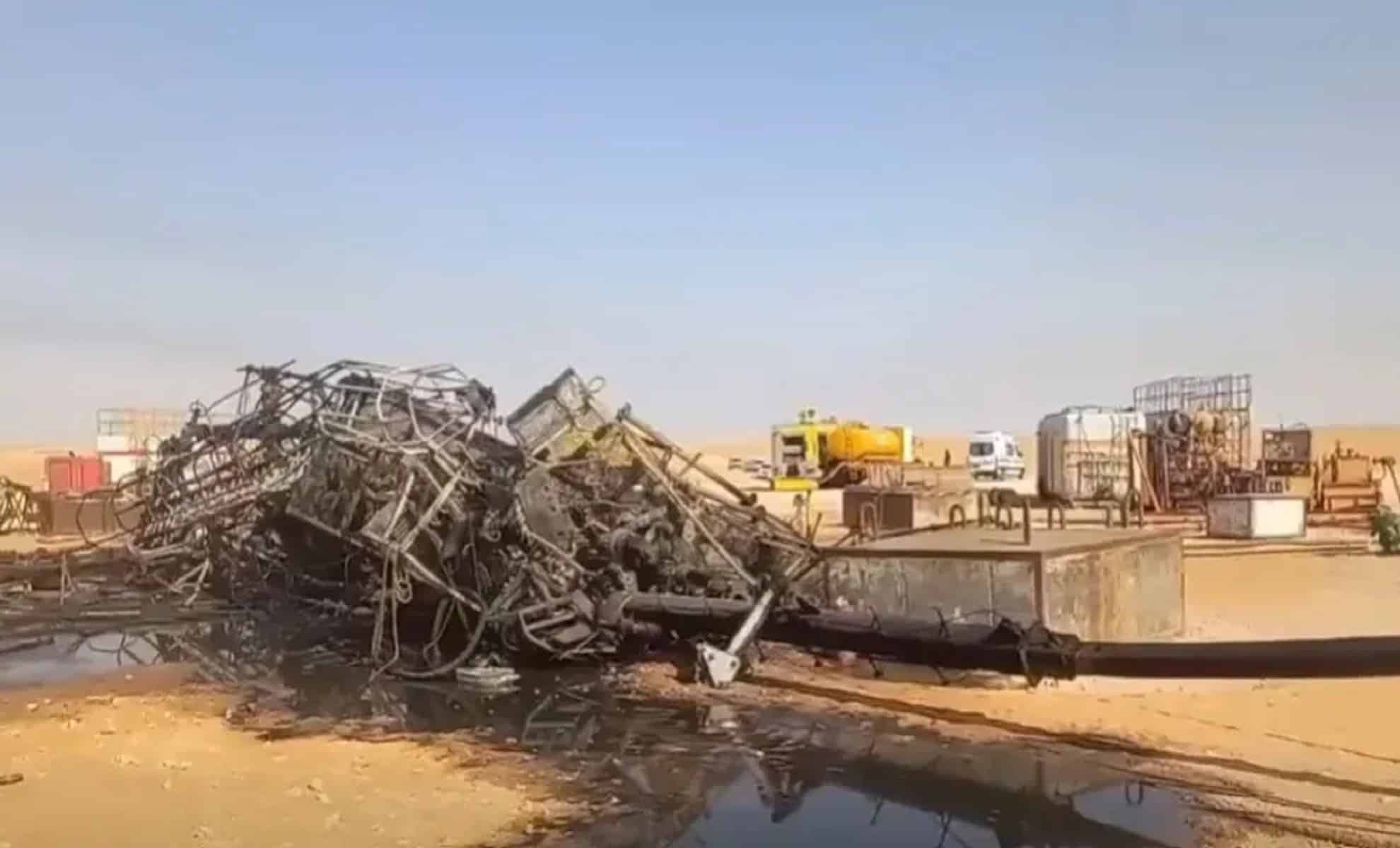 Incident champ pétrolier - Sonatrach - Hassi Messaoud - Algérie