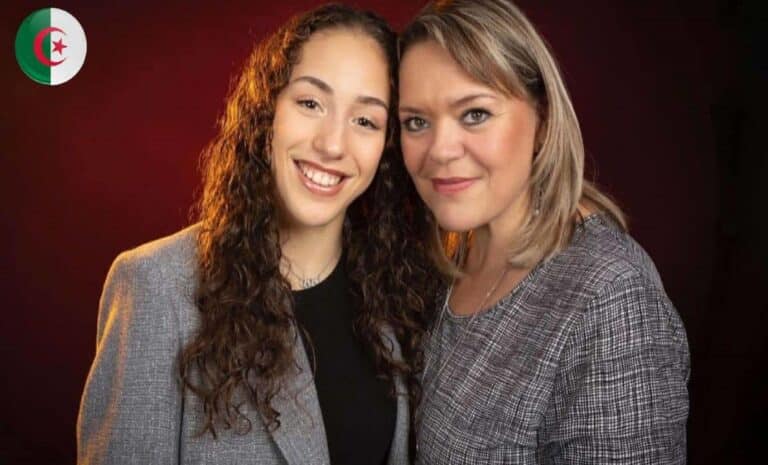Kaylia Nemour et sa maman Stéphanie - Gymnastique artistique - Algérie