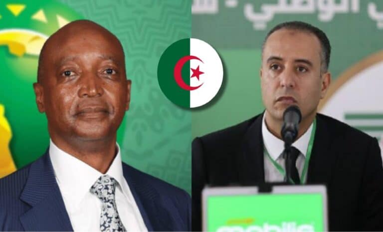 Walid Sadi - Patrice Motsepe - Algérie - CAF
