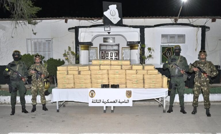 Algérie - Saisie drogue - Maroc - kif traité