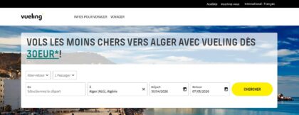 Vueling, des vols Alicante - Alger pas chers dès 30 €