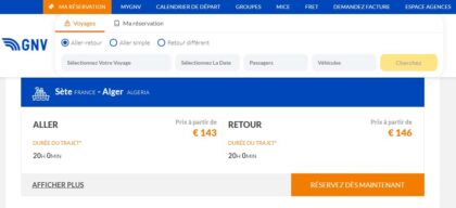 Traversées France - Algérie : GNV poursuit ses offres agressives pour l’été